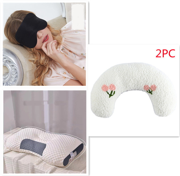 3d knitted cotton pillow sleep aid for adults