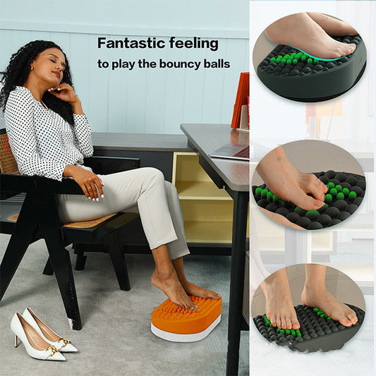 Silicone Office Foot Bench Relax Standing Pedal Massage Mat