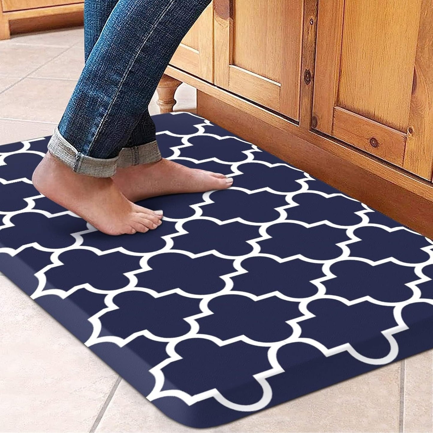 Anti-Fatigue Kitchen Mat Suit Non-slip Thickened Diatom Ooze Carpet
