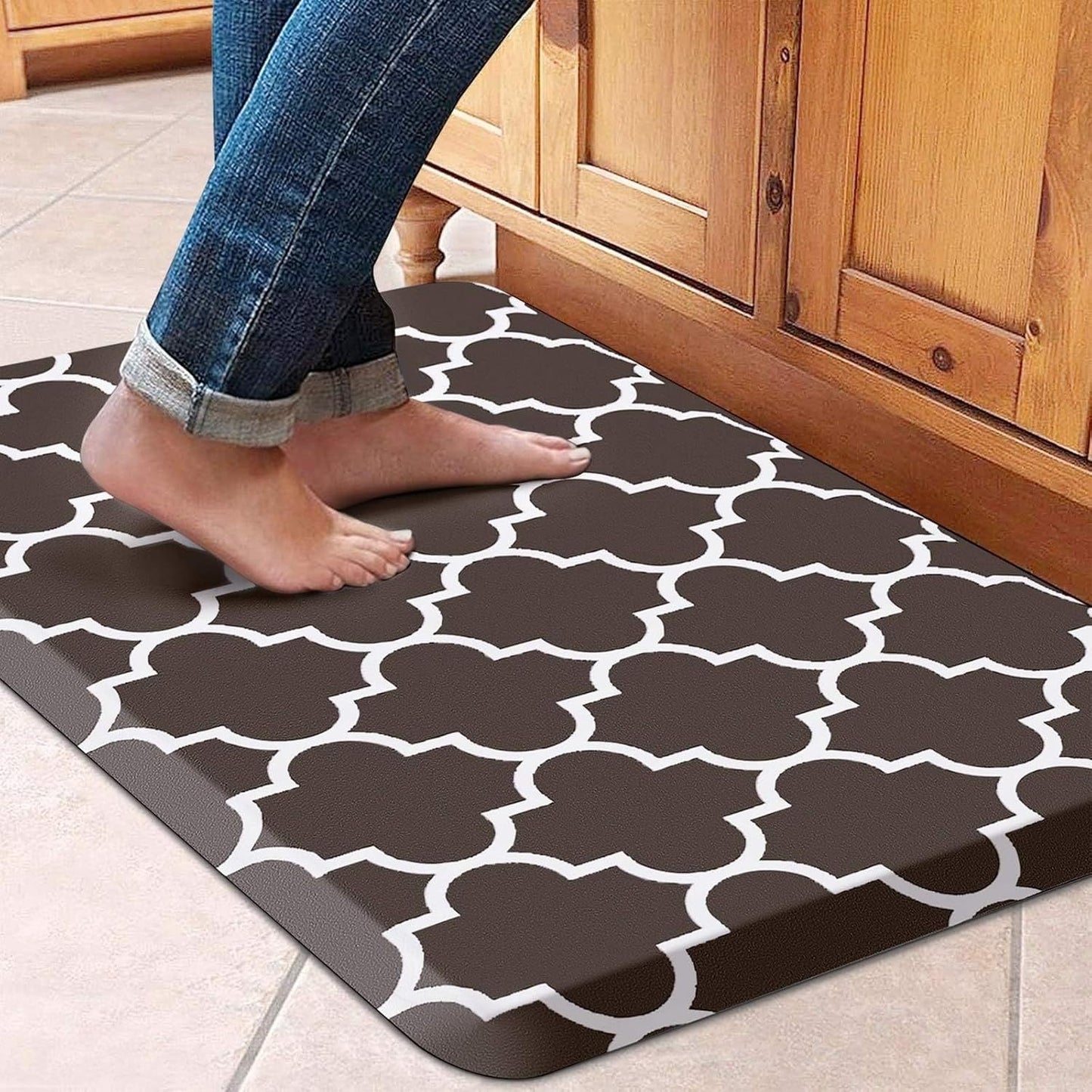Anti-Fatigue Kitchen Mat Suit Non-slip Thickened Diatom Ooze Carpet